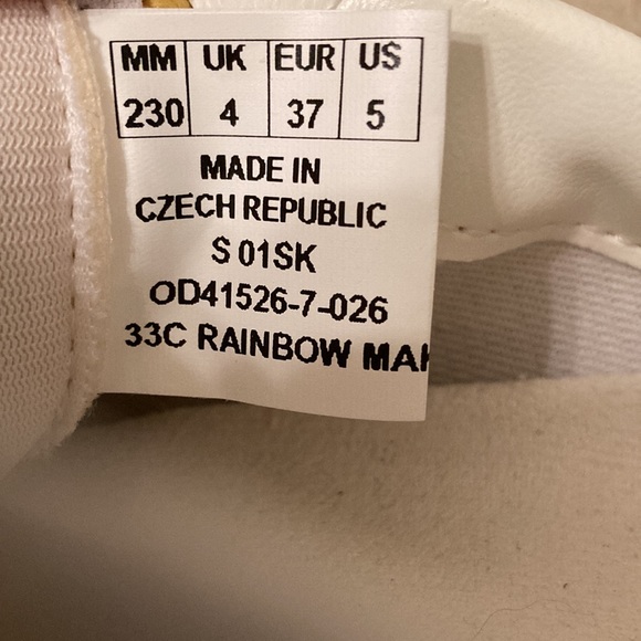 RAINBOW SNEAKERS! Botas 66 size 37 - Picture 6 of 6